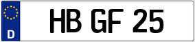 Truck License Plate